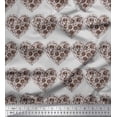 thumbnail image 1 of Soimoi Cotton Cambric Fabric Pizza Food Print Sewing Fabric Yard 42 Inch Wide, 1 of 1