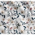 thumbnail image 1 of Soimoi Cotton Cambric Fabric Robin,Leaves & Wildflower Floral Print Fabric by the Yard 42 Inch Wide, 1 of 7