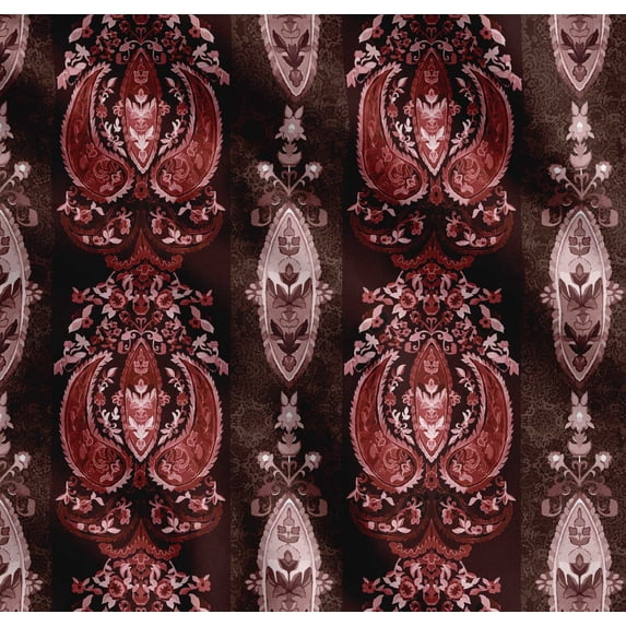 Soimoi Cotton Cambric Fabric Stripe & Paisley Ethnic Print Fabric by Yard 42 Inch Wide