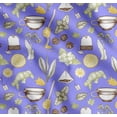 thumbnail image 1 of Soimoi Cotton Cambric Fabric Tea Cup,Star Anise & Lemon Slice Vegetable Decor Fabric Printed Yard 56 Inch Wide, 1 of 7