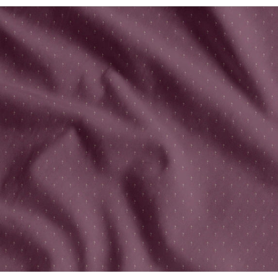 Soimoi Cotton Cambric Fabric Triangle Shirting Printed Fabric 1 Yard 42 Inch Wide
