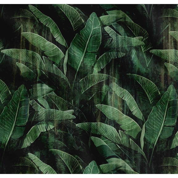 Soimoi Cotton Cambric Fabric - Tropical Print - Green - 56" Wide, Soft Lightweight Fabric by The Yard for Kurtas, Dresses, Baby Clothes, Linings, Quilting & Embroidery Base