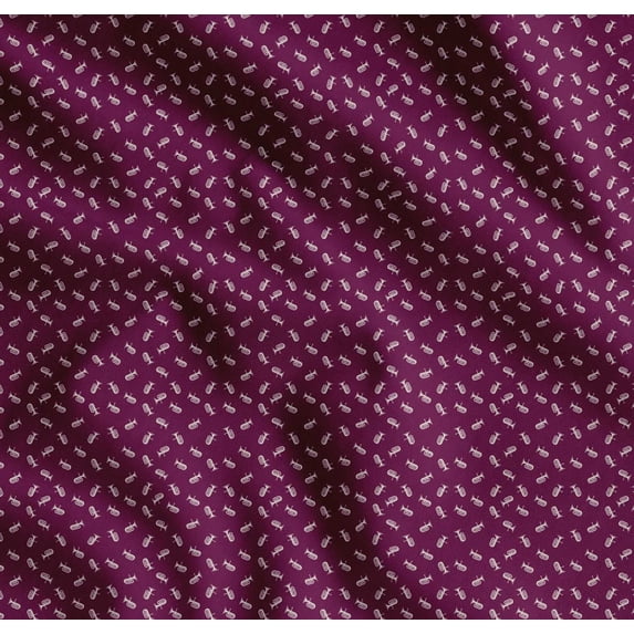 Soimoi Cotton Cambric Fabric Tuba Shirting Print Sewing Fabric Yard 56 Inch Wide