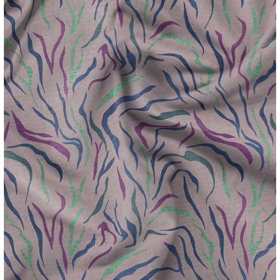 Soimoi Cotton Cambric Gray Fabric By the Yard - 42 Inch Wide -Abstracts Art Fabric - Contemporary and Unique Patterns for Creative Projects Printed Fabric