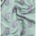 thumbnail image 1 of Soimoi Cotton Cambric Green Fabric By the Yard - 42 Inch Wide - Paisley Leaf Pattern Fabric - Botanical and Elegant Designs for Various Uses Printed Fabric, 1 of 6
