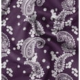 thumbnail image 1 of Soimoi Cotton Cambric Purple Fabric By the Yard - 42 Inch Wide - Leaves Paisley Botanical - Nature's Beauty Enhanced with Paisley Patterns and Leaves Printed Fabric, 1 of 6