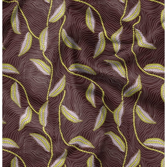 Soimoi Cotton Cambric Red Fabric By the Yard - 42 Inch Wide - African Tribal Material - Artistic and Modern Patterns for Various Uses Printed Fabric