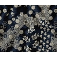 thumbnail image 1 of Soimoi Cotton Canvas Fabric by 3 Yard | Printed Floral Design in Blue | 56 Inch Wide | Medium Weight, Durable Material for Upholstery, Bags, Curtains & Crafts, 1 of 7