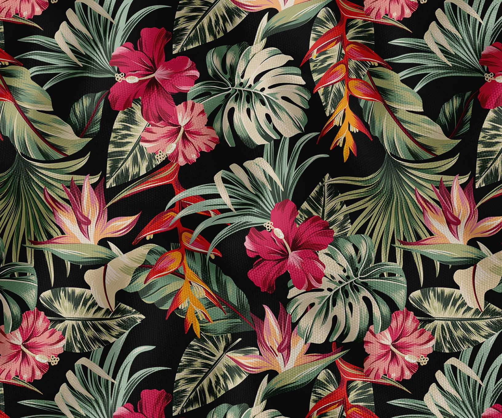 Durable Patterns Soimoi Cotton Canvas Fabric By The Yard | Printed Tropical Pattern in ...