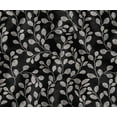 thumbnail image 1 of Soimoi Cotton Canvas Fabric Yardage - Printed Leaves, Black | 56" Wide | Ideal for Sewing, Upholstery, Tote Bags, Home Decor & More, 1 of 7