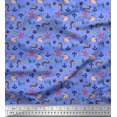 thumbnail image 1 of Soimoi Cotton Duck Fabric Anchor Hook,Shell & Starfish Ocean Print Fabric by Yard 42 Inch Wide, 1 of 1