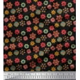 thumbnail image 1 of Soimoi Cotton Duck Fabric Artistic Floral Print Sewing Fabric Yard 42 Inch Wide, 1 of 3
