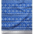 thumbnail image 1 of Soimoi Cotton Duck Fabric Aztec African Print Fabric by Yard 42 Inch Wide, 1 of 1