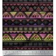 thumbnail image 1 of Soimoi Cotton Duck Fabric Aztec Geometric Print Sewing Fabric Yard 42 Inch Wide, 1 of 3