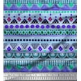 thumbnail image 1 of Soimoi Cotton Duck Fabric Aztec Geometric Printed Craft Fabric by The Yard 42 Inch Wide, 1 of 3
