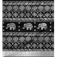 thumbnail image 1 of Soimoi Cotton Duck Fabric Aztec & Tribal Elephant Animal Print Sewing Fabric Yard 42 Inch Wide, 1 of 1