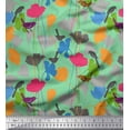 thumbnail image 1 of Soimoi Cotton Duck Fabric Bird & Floral Artistic Print Fabric by the Yard 42 Inch Wide, 1 of 1