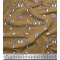 thumbnail image 1 of Soimoi Cotton Duck Fabric Butterfly & Wildflower Floral Decor Fabric Printed Yard 42 Inch Wide, 1 of 1