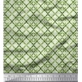 thumbnail image 1 of Soimoi Cotton Duck Fabric Check Tie-Dye Print Fabric by Yard 42 Inch Wide, 1 of 3