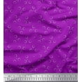 thumbnail image 1 of Soimoi Cotton Duck Fabric Circle & Dots Printed Fabric 1 Yard 56 Inch Wide, 1 of 1