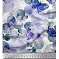 thumbnail image 1 of Soimoi Cotton Duck Fabric Dot & Butterfly Printed Fabric 1 Yard 42 Inch Wide, 1 of 3