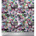thumbnail image 1 of Soimoi Cotton Duck Fabric Dot,Camouflage Texture & Wolf Animal Printed Fabric 1 Yard 56 Inch Wide, 1 of 1