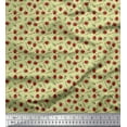 thumbnail image 1 of Soimoi Cotton Duck Fabric Dot,Floral & Strawberry Fruits Print Fabric by The Yard 42 Inch Wide, 1 of 1