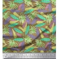 thumbnail image 1 of Soimoi Cotton Duck Fabric Dot & Leaves Artistic Decor Fabric Printed Yard 42 Inch Wide, 1 of 3