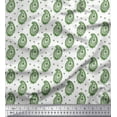 thumbnail image 1 of Soimoi Cotton Duck Fabric Dot & Paisley Artistic Print Sewing Fabric Yard 42 Inch Wide, 1 of 1