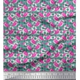 thumbnail image 1 of Soimoi Cotton Duck Fabric Dot,Stripe & Bird Printed Craft Fabric by The Yard 42 Inch Wide, 1 of 1