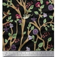 thumbnail image 1 of Soimoi Cotton Duck Fabric Dry Tree,Leaves & Flower Panel Printed Fabric 1 Yard 42 Inch Wide, 1 of 3