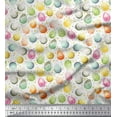 thumbnail image 1 of Soimoi Cotton Duck Fabric Egg Easter Print Sewing Fabric Yard 56 Inch Wide, 1 of 1