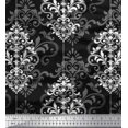 thumbnail image 1 of Soimoi Cotton Duck Fabric Filigree Damask Decor Fabric Printed Yard 42 Inch Wide, 1 of 3