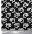 thumbnail image 1 of Soimoi Cotton Duck Fabric Fish Block Print Fabric by Yard 42 Inch Wide, 1 of 1