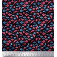 thumbnail image 1 of Soimoi Cotton Duck Fabric Fish Shirting Printed Craft Fabric by The Yard 42 Inch Wide, 1 of 1