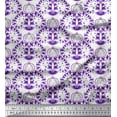 thumbnail image 1 of Soimoi Cotton Duck Fabric Floral,Fish & Deer Artistic Fabric Prints by Yard 42 Inch Wide, 1 of 1