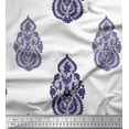 thumbnail image 1 of Soimoi Cotton Duck Fabric Floral & Paisley Block Decor Fabric Printed Yard 42 Inch Wide, 1 of 3