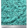 thumbnail image 1 of Soimoi Cotton Duck Fabric Floral & Paisley Printed Craft Fabric by The Yard 42 Inch Wide, 1 of 3