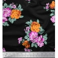 thumbnail image 1 of Soimoi Cotton Duck Fabric Florals Floral Printed Fabric 1 Yard 42 Inch Wide, 1 of 3