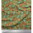 thumbnail image 1 of Soimoi Cotton Duck Fabric Geometric Sign,Clover & Monstera Leaves Printed Craft Fabric by The Yard 42 Inch Wide, 1 of 1