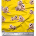 thumbnail image 1 of Soimoi Cotton Duck Fabric Golden Retriever Dog Printed Craft Fabric by The Yard 56 Inch Wide, 1 of 3