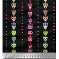 thumbnail image 1 of Soimoi Cotton Duck Fabric Heart & Owl Kids Fabric Prints by Yard 42 Inch Wide, 1 of 1