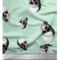 thumbnail image 1 of Soimoi Cotton Duck Fabric Horror Skull Halloween Print Fabric by Yard 42 Inch Wide, 1 of 1
