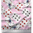 thumbnail image 1 of Soimoi Cotton Duck Fabric Indoor Game Poker Card Sports Print Fabric by the Yard 42 Inch Wide, 1 of 1