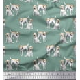 thumbnail image 1 of Soimoi Cotton Duck Fabric Labrador Dog Print Fabric by The Yard 42 Inch Wide, 1 of 3