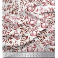 thumbnail image 1 of Soimoi Cotton Duck Fabric Leaves,Bird & Floral Artistic Print Fabric by The Yard 42 Inch Wide, 1 of 1