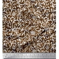 thumbnail image 1 of Soimoi Cotton Duck Fabric Leaves,Bird & Rose Flower Print Fabric by Yard 42 Inch Wide, 1 of 1