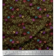 thumbnail image 1 of Soimoi Cotton Duck Fabric Leaves & Floral Artistic Fabric Prints by Yard 42 Inch Wide, 1 of 3