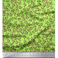 thumbnail image 1 of Soimoi Cotton Duck Fabric Leaves & Strawberry Fruits Printed Craft Fabric by The Yard 42 Inch Wide, 1 of 3