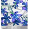 thumbnail image 1 of Soimoi Cotton Duck Fabric Leaves & Wild Flower Print Fabric by The Yard 42 Inch Wide, 1 of 1